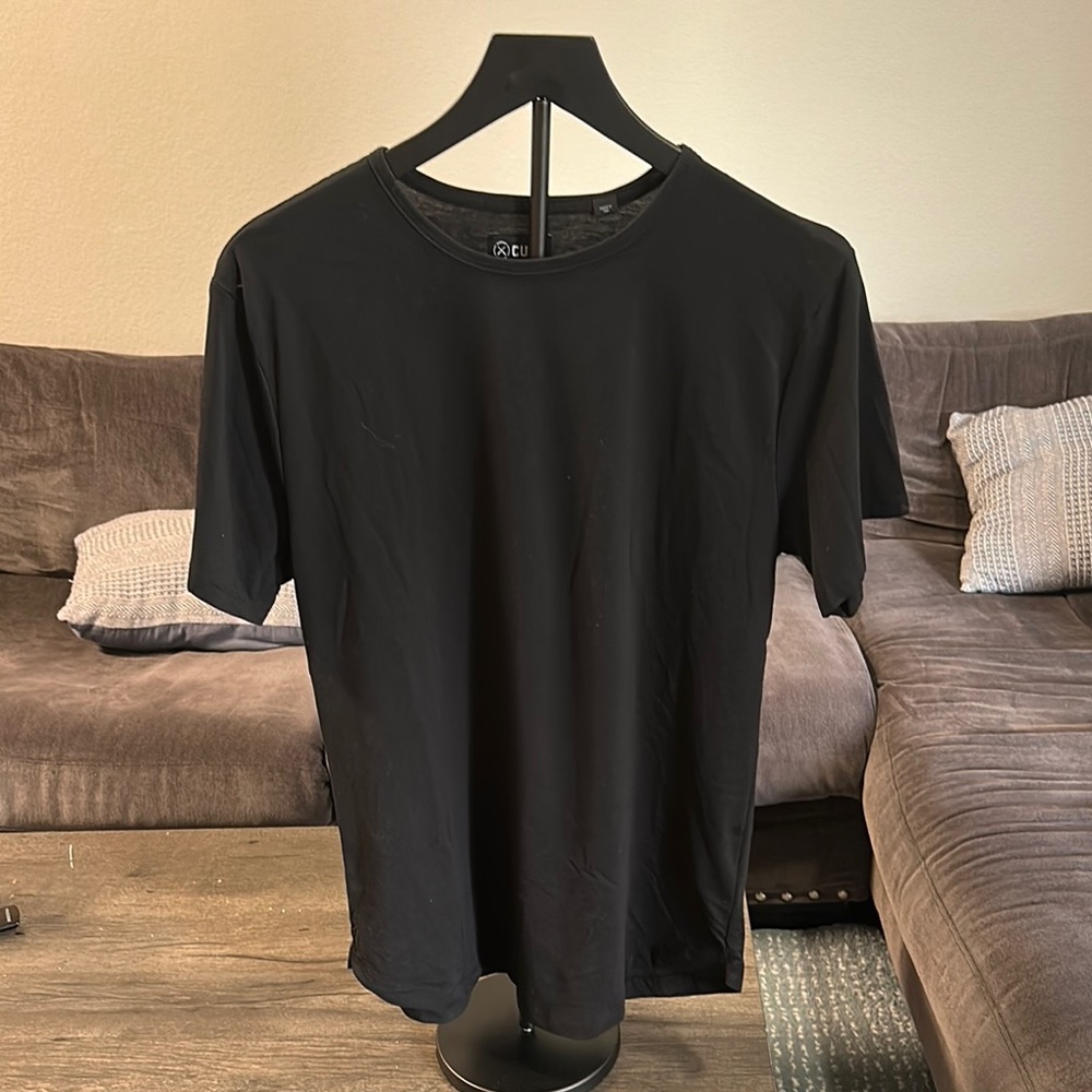 Cuts Clothing Black Short Sleeve Tee